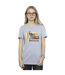 Disney Femmes/Les femmes Lilo And Stitch Bitten Surfboard Cotton Boyfriend T-Shirt (Gris sportif) - UTBI29760-2