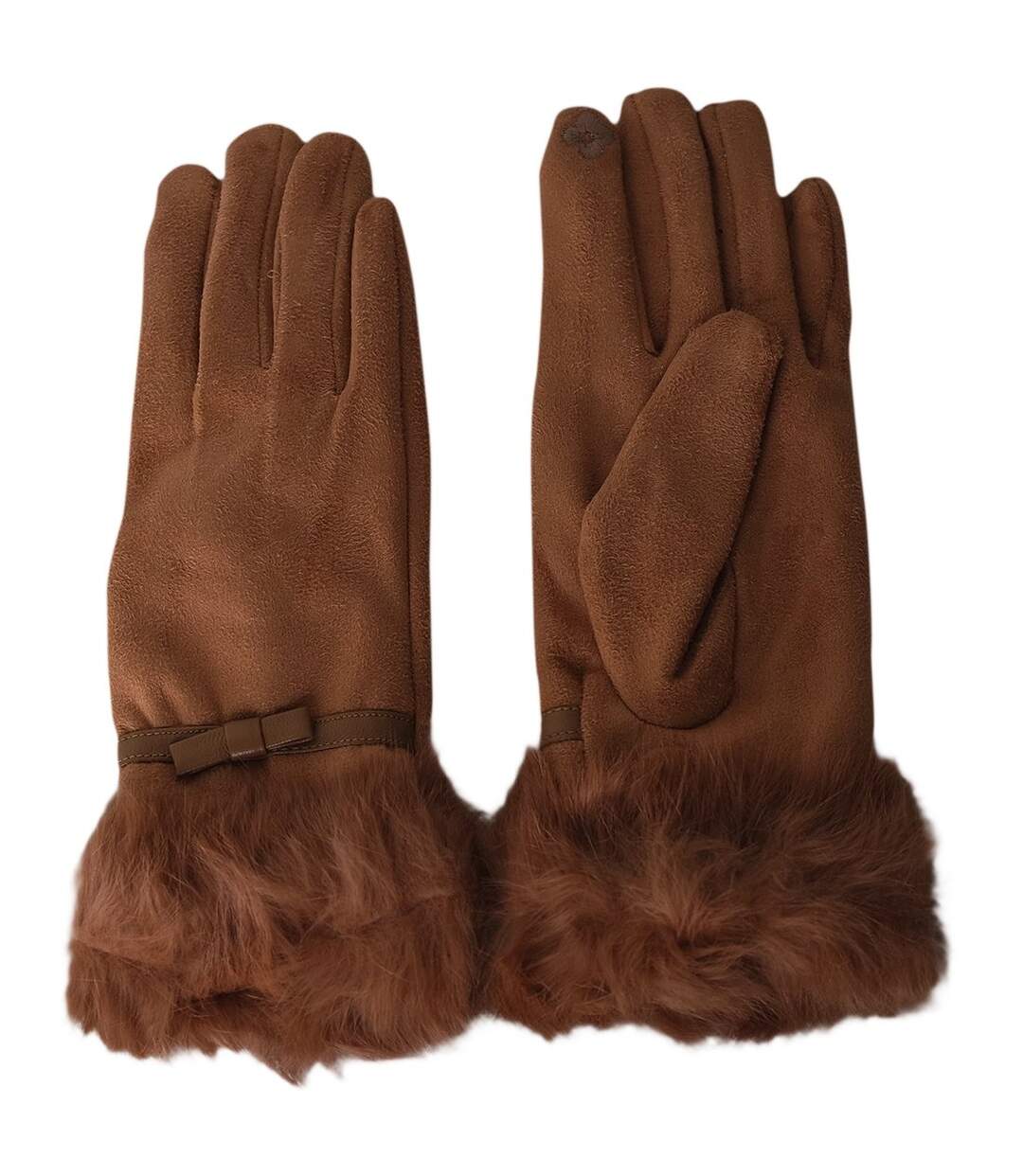 Gants fausse fourrure-2