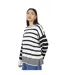 Pull Tunique Motif/style À Rayures Jack Femme Crème Noir Brave Soul-4