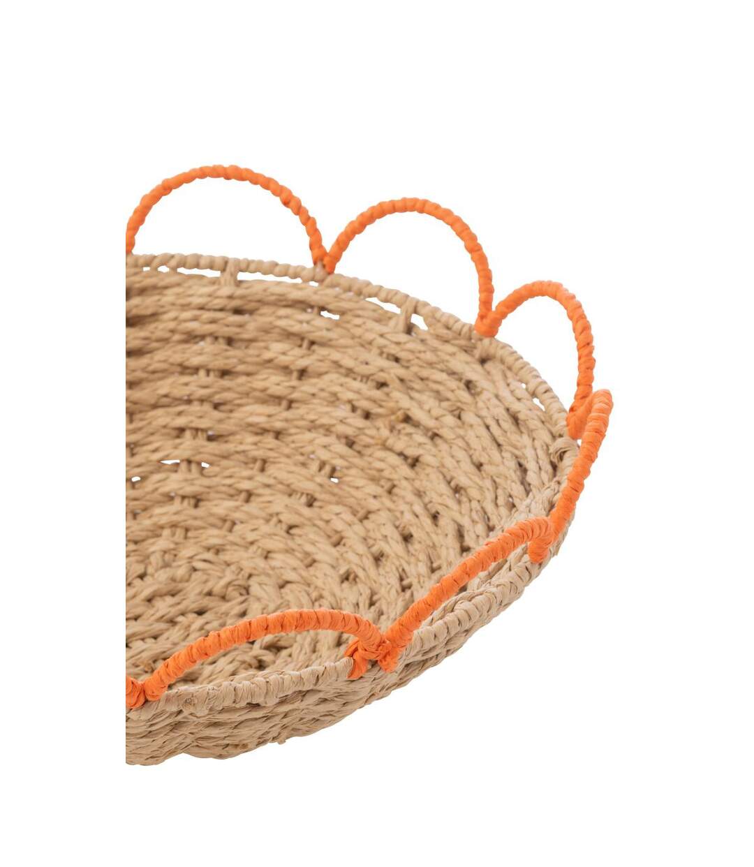 Lot de 2 Coupelles Déco Flores 42cm Naturel-4