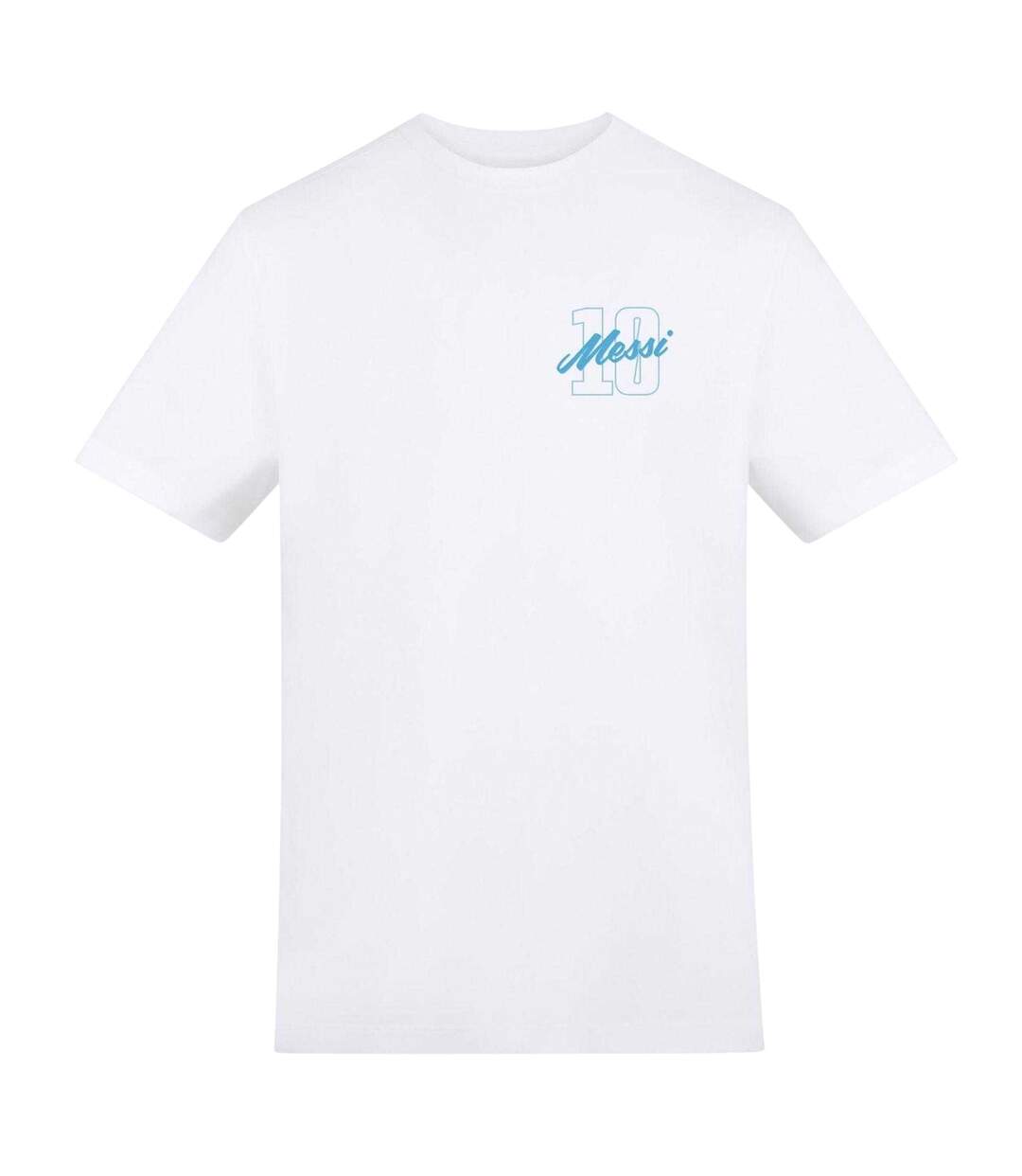 Mens Messi Fan T-shirt White AWD-1