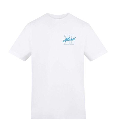 Mens Messi Fan T-shirt White AWD