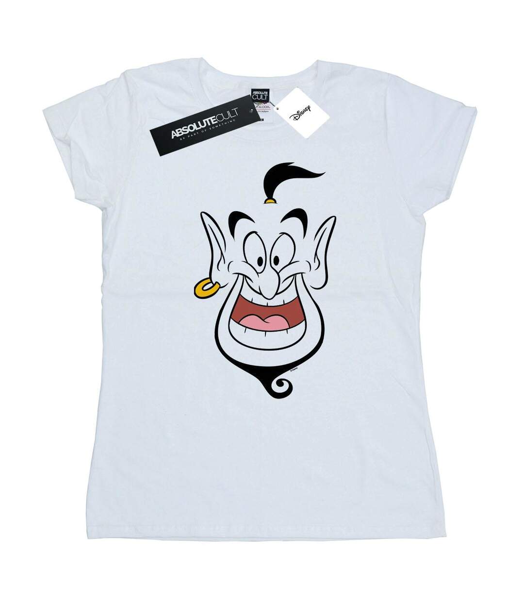 Disney - T-shirt ALADDIN GENIE FACE - Femme (Blanc) - UTBI15848-1