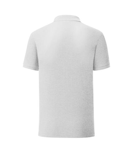 Fruit Of The Loom Mens Tailored Poly/Cotton Piqu Polo Shirt (Heather Gray)