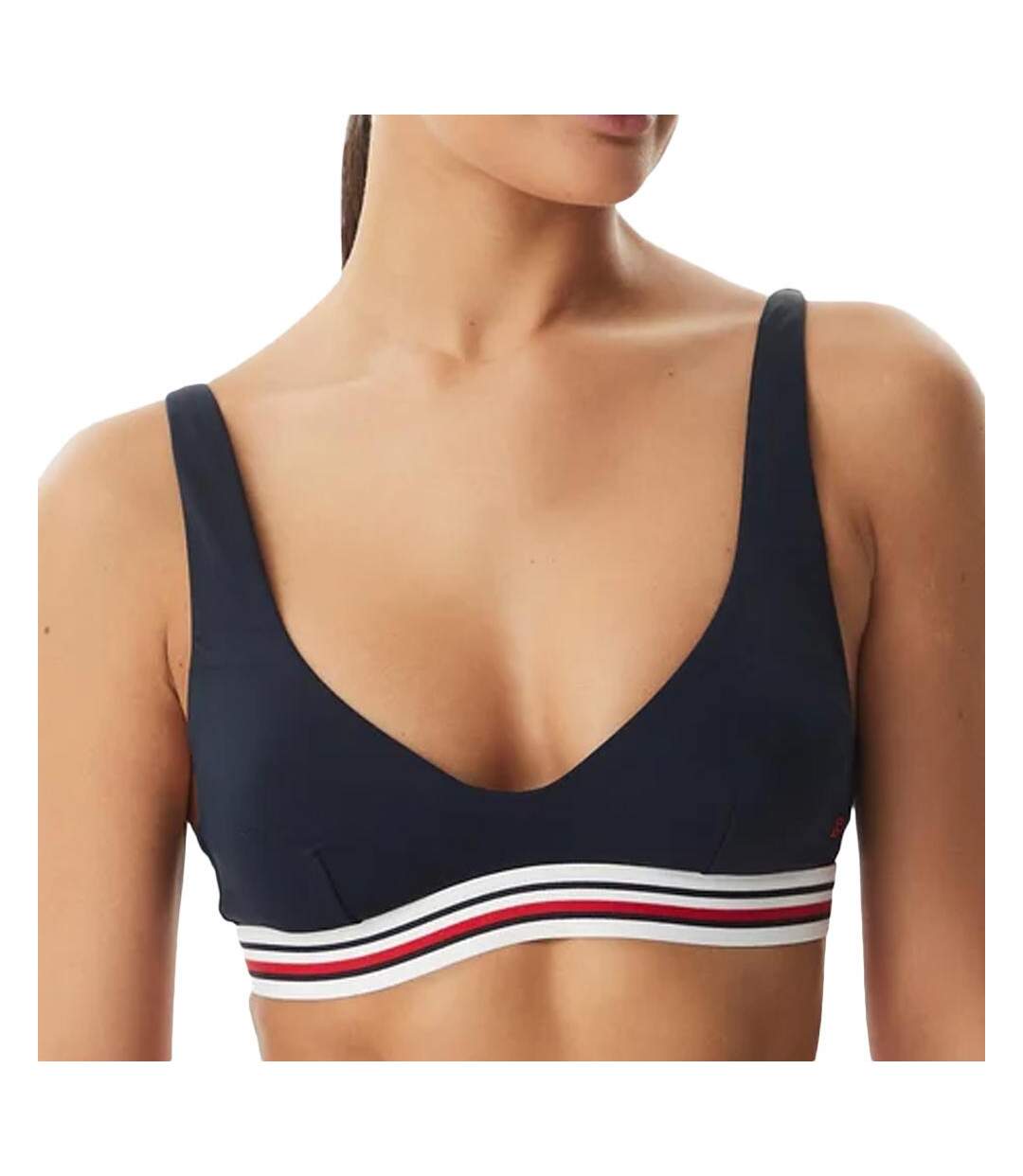 Haut de bikini marine femme tommy hilfiger stripe-1