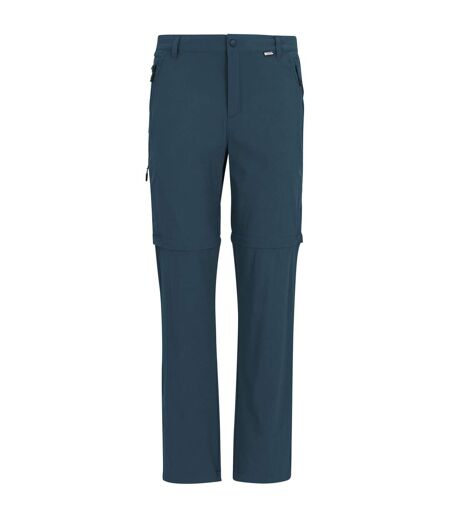 Pantalon De Voyage À Poches Et Taille Semi-élastiquée 2-en-1 Homme Bleu Nuit Regatta