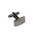 Rectangle Cufflinks One Size Silver Twisted Tailor-1
