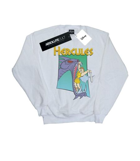 Disney - Sweat HERCULES HYDRA FIGHT - Femme (Blanc) - UTBI13422