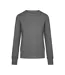 Sweat Femme Gris Acier Uni X.O By Promodoro-1
