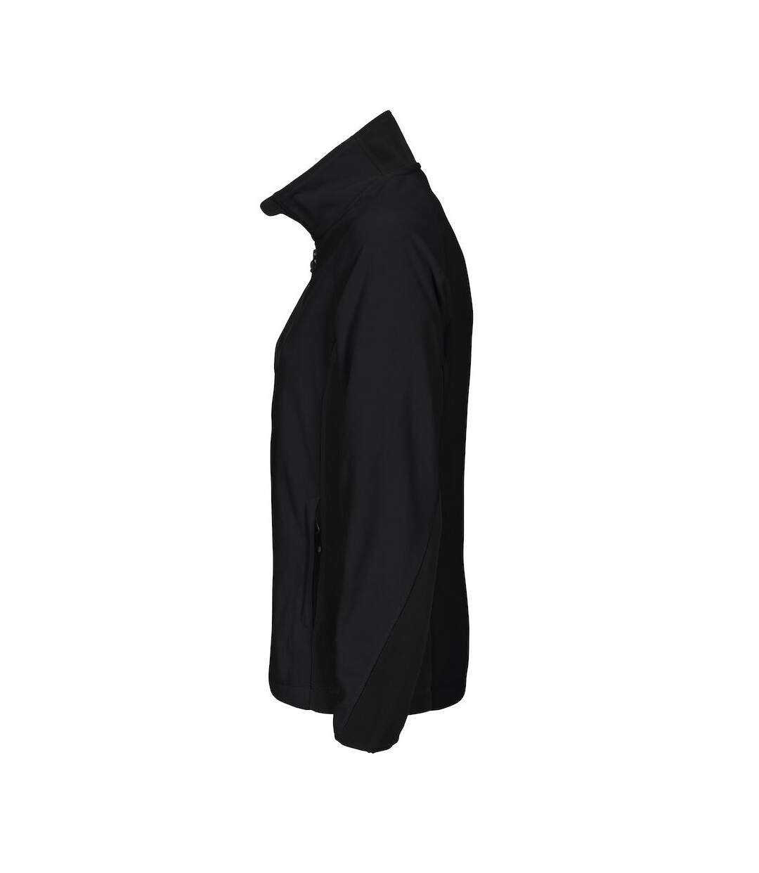 Womens/ladies Microfleece Jacket Black Projob-3
