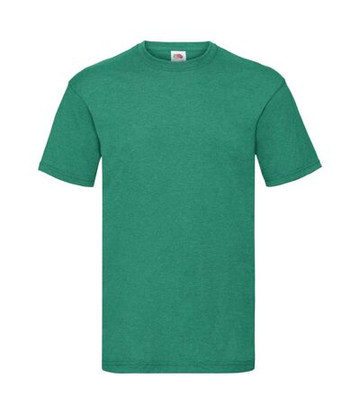 Fruit Of The Loom Mens Valueweight Short Sleeve T-Shirt (Retro Heather Green) - UTBC330