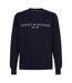 Mens Established Crew Neck Regular Sweatshirt Sky Blue Tommy Hilfiger-1