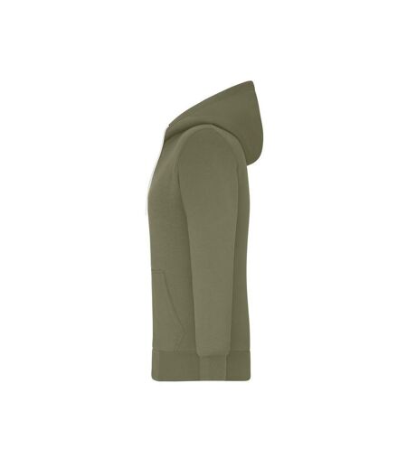 Veste Doubleface Femme Olive Blanc Cassé James And Nicholson
