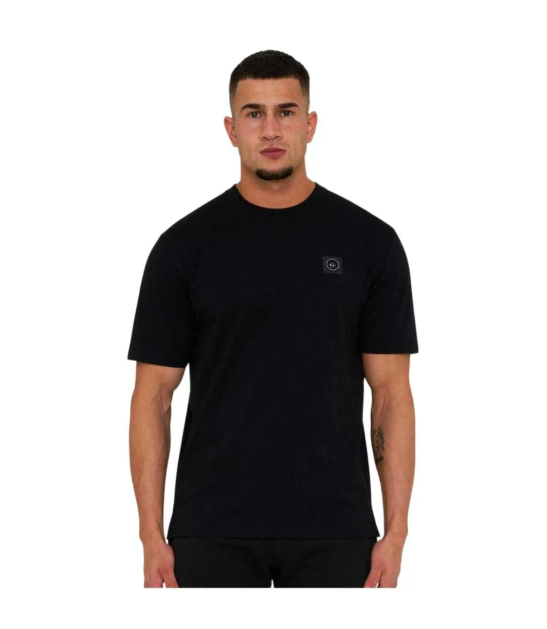 T-shirt Motif/style Logo Sur Poitrine Siren Homme Noir Marshall Artist-2