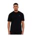 T-shirt Motif/style Logo Sur Poitrine Siren Homme Noir Marshall Artist-2