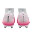 Mens Superfly 11 Club High-top Firm Ground Football Boots White Pink Nike-2