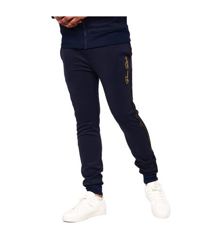 Pantalon de survêtement daprela homme bleu foncé Born Rich