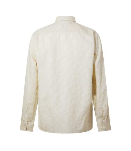 Chemise Motif/style Géométrique Homme Blanc Boss