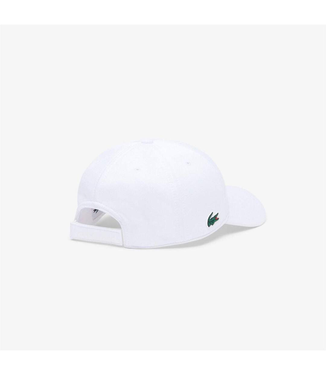 Unisex Adult Tech Logo Cotton Twill Baseball Cap White Lacoste-2