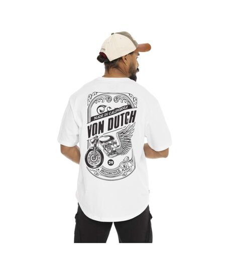 T-shirt homme col rond manches courtes imprimé Dos Comfort Fit Frame Vondutch