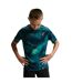 T-shirt Performance Dri-fit Femme Bleu Gris Argent Nike-2