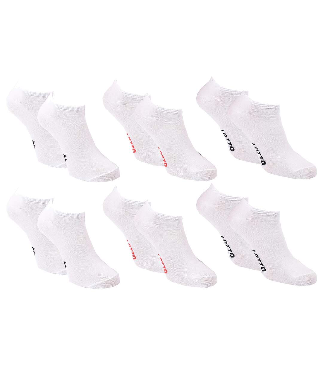 Chaussettes Femme LOTTO Pack de 6 paires SNEAKER 1614-2