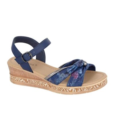 Sandales sarina femme bleu marine Cipriata