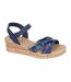 Sandales sarina femme bleu marine Cipriata-1