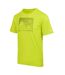 Regatta Mens Fingal VIII Geometric T-Shirt (Citron Lime) - UTRG9694