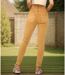 Jean femme slim fit taille haute coton / lycra - Couleur camel-2