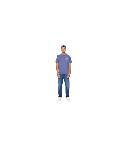Mens Cramptone T-shirt Denim Blue Duck And Cover