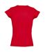 SOLs Womens/Ladies Moon V Neck Short Sleeve T-Shirt (Red)