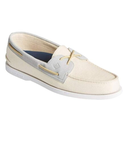 Chaussures bateau seacycled bahama homme beige pâle Sperry