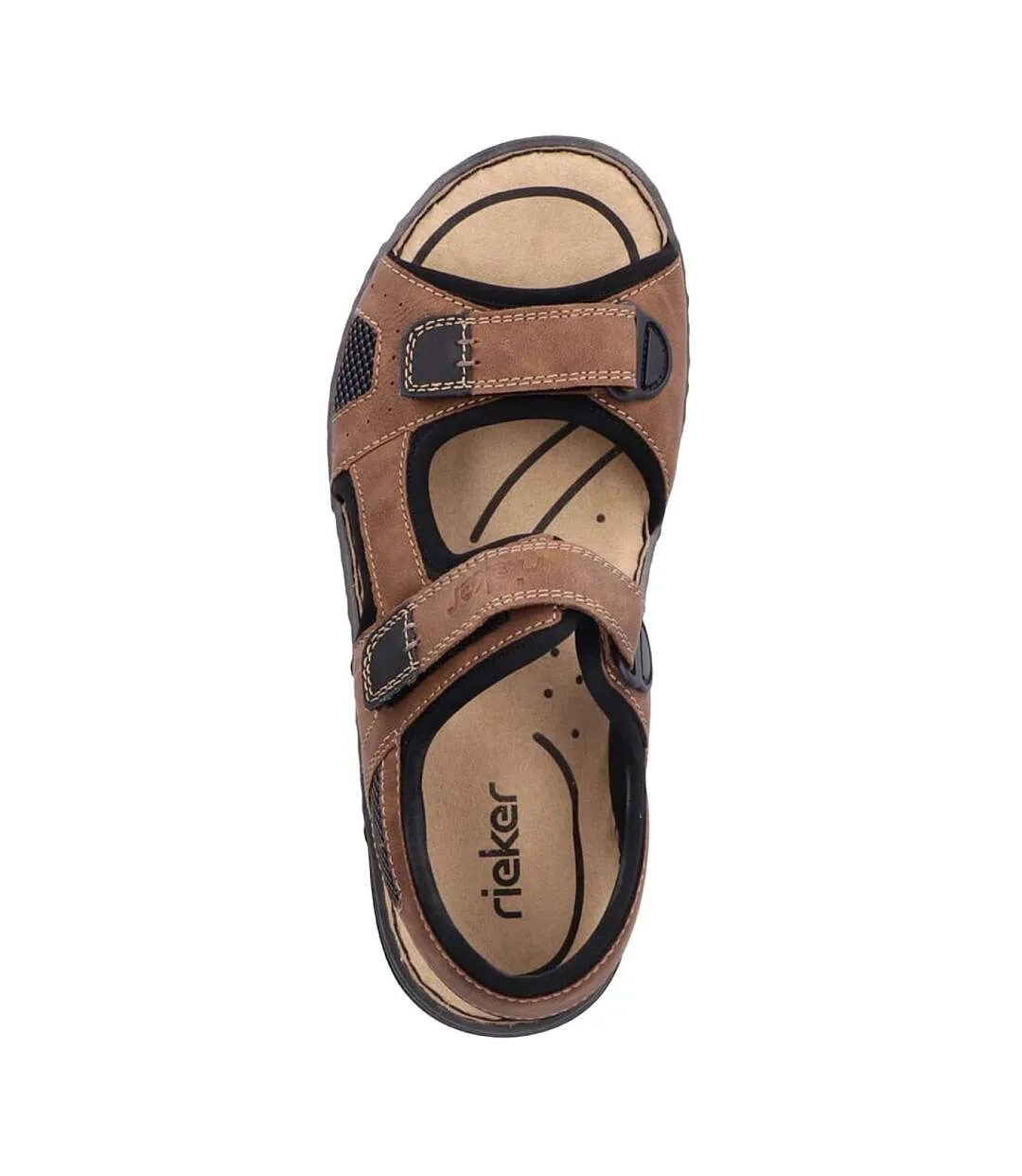 Sandales Homme Marron Rieker-4