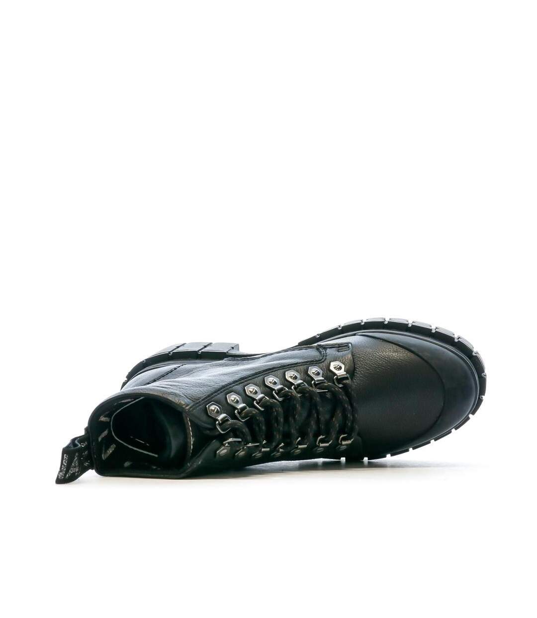 Boots noir simili femme no name kross low-4