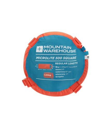 Mountain Warehouse - Sac de couchage MICROLITE MID SEASON (Orange / Bleu) (215 cm) - UTMW2081