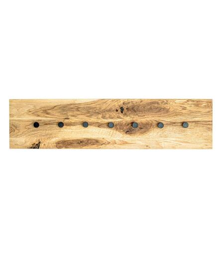 Patère Murale 7 Crochets Royal Oak 80cm Naturel