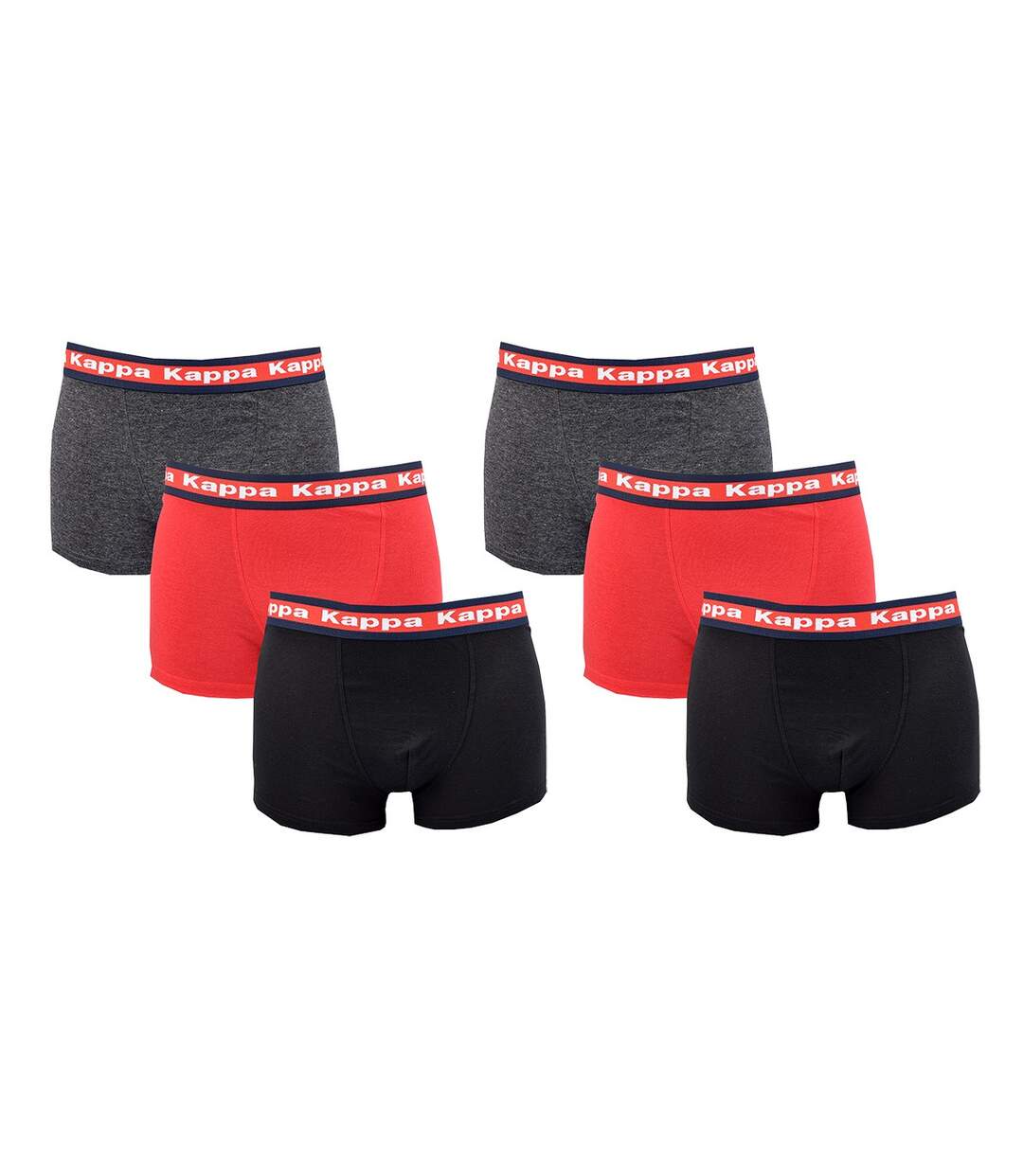 Boxer homme KAPPA Pack de 6 Boxers 0890