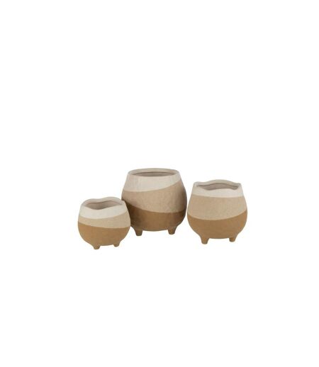 Cache-Pot sur Pied Charley 15cm Beige