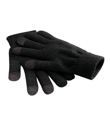 Beechfield Unisex Adult Touch Gloves (Black)