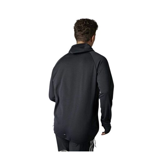 Sweat À Capuche Motif/style 3 Rayures Own The Run Homme Noir Adidas