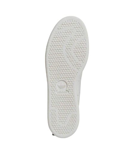 Mens Stan Smith Beaded Leather Embellished Flat Trainers White Adidas