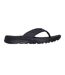 Mens Go Consistent Rubber Flip Flops Black Skechers-1