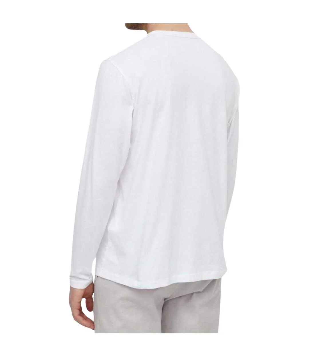 T-shirt Manches Longues Homme Blanc Pepe Jeans-2