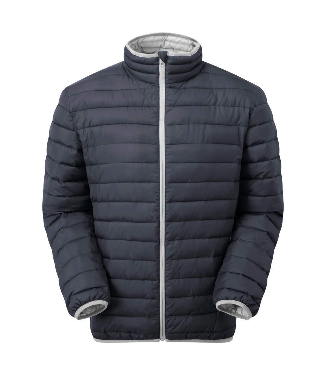 Doudoune matelassée traverse homme bleu marine / gris clair 2786