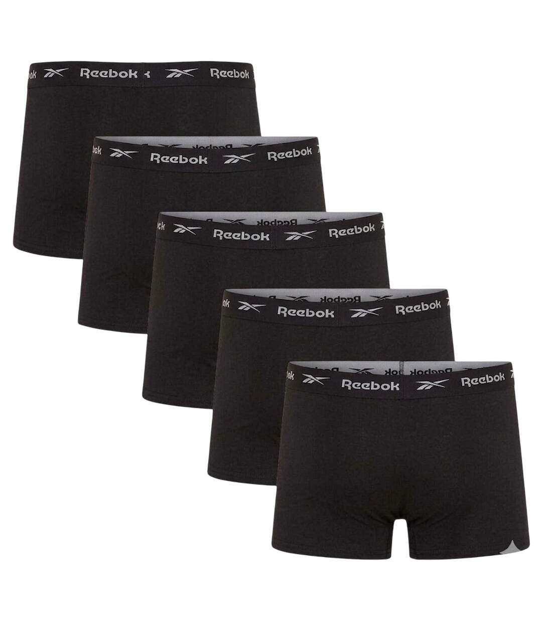 Lot De 5  Boxers Homme Noir Reebok-3