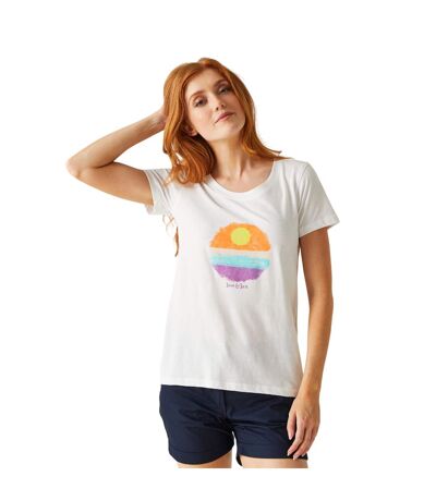 T-shirt Filandra Want To Have Sun Femme Turquoise Délavé Regatta