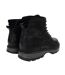 Mens Ralf Leather Round Toe Hiking Boots Black Firetrap-2