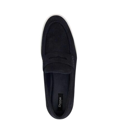 Mocassins Homme Bleu Marine Dune London