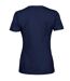 Womens/ladies Fashion Sof T-shirt Navy Tee Jays-2